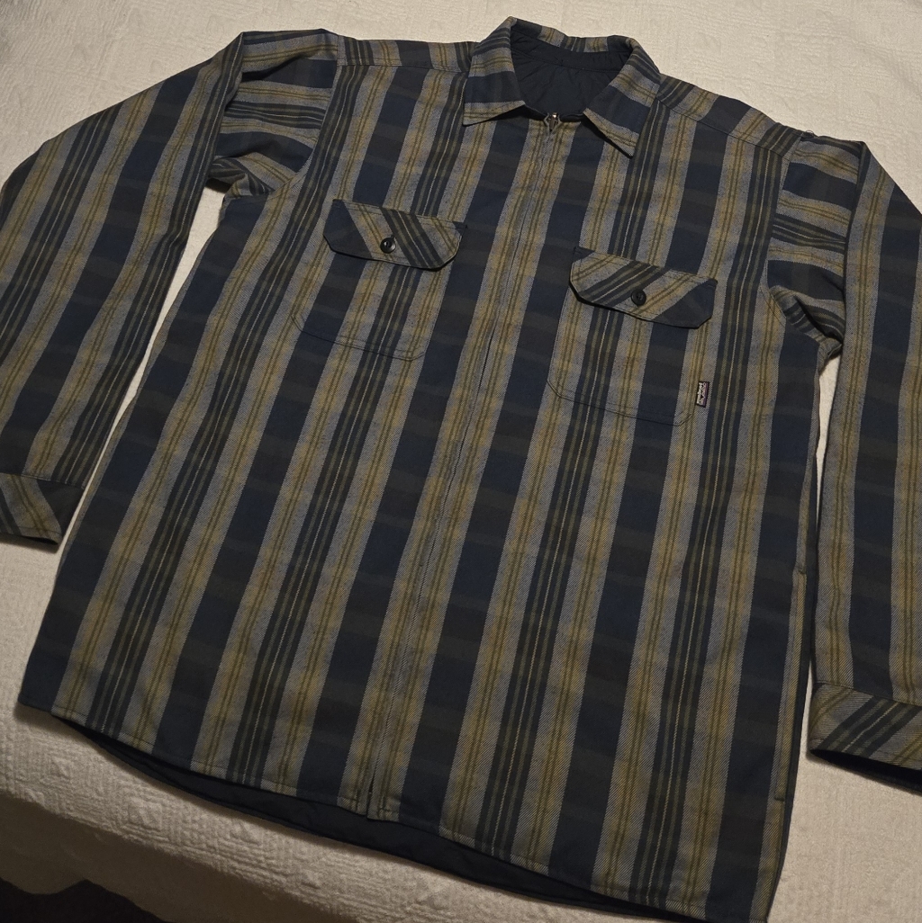Patagonia Men's Reversible Flannel Jacket, Size Xl